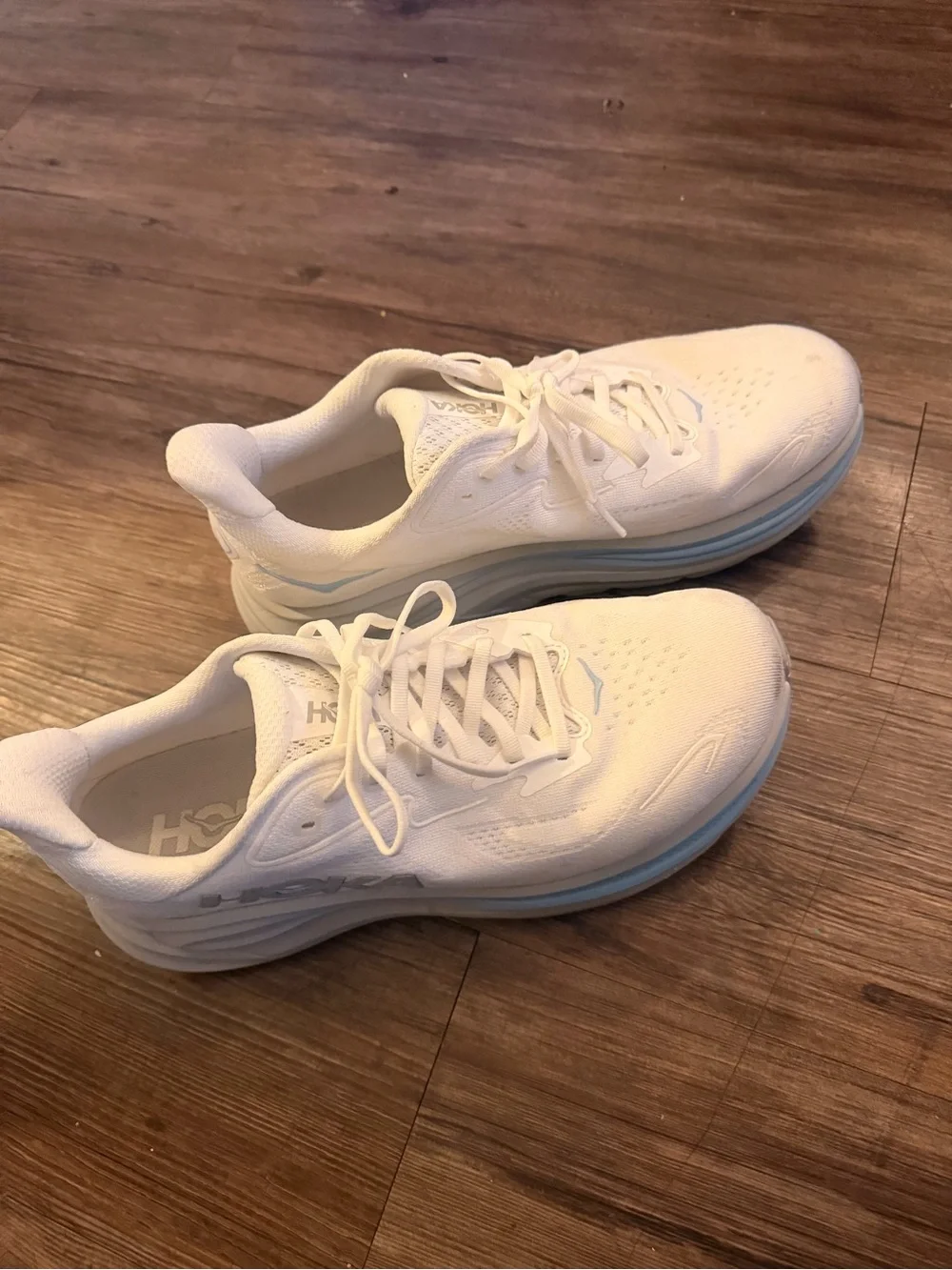 Hoka Men's White Athletic Running Shoes